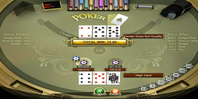 Các màn chơi mà bạn có thể trải qua khi chơi Poker Online